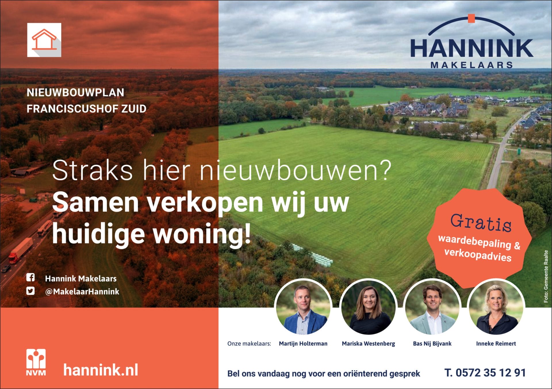 Nieuwbouwplan Franciscushof Zuid